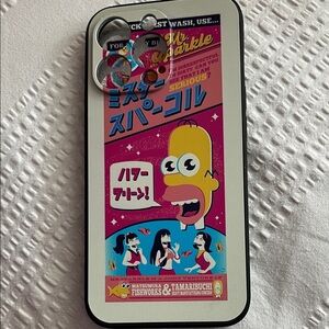 I phone 13 Custom Cartoon Design Phone Case - White